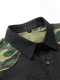 AIDASE  -  New Long Sleeve Shirts Men Camouflage Patchwork Casual Shirt Fashion Turn Down Collar Male Outdoor Cargo Blouse Four Seasons aidase-shop