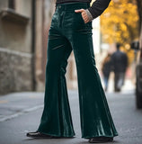 AIDASE  -  Men's Velvet Pants with Pockets, Solid Color Comfortable Soft, Daily Wear Fashionable Street-style Trousers aidase-shop