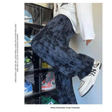 AIDASE  -  American Tie-dye Washed Pants Men's New Sweatpants Straight Loose Sports Casual Trousers aidase-shop