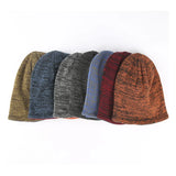 Aidase Men's Trendy Warm Ski Beanie Hat Women's New Outdoor Fashion Double-sided Wearable Thick Autumn and Winter Knitted Pullover Hat aidase-shop