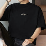 AIDASE  -  Fashion O-Neck Printed Letter England T-Shirts Men's Clothing 2025 Summer New Loose Short Sleeve All-match Tops Casual Tee Shirt aidase-shop