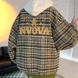 AIDASE  -  American High Street Retro Jacket Trend Jacket Men's Hip Hop Autumn Winter Oversize Baseball Uniform Couple Tops Bomber Jacket aidase-shop