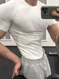 AIDASE  -  Fitn Training Clothes Qui Dry ort Sve Men's Summer Running Sports Crion Elastic Muscle T-irt aidase-shop