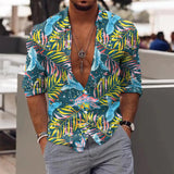 AIDASE  -  Fashion Classic Fit Business Casual Shirt Men Long Sleeve Winter Casual Printed Shirts Fashion Top Blouse Man Clothing Camisas aidase-shop