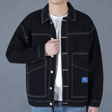 Aidase Denim Jackets Man Blazer Cargo Black Jeans Coat for Men Clothing Outwear Fast Delvery Cheap Price Stylish Branded Fashion New In aidase-shop