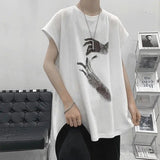 AIDASE  -  Summer New Vest Sleeveless T-shirt Men's Thin Trendy Sports Sweatshirt aidase-shop