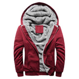 Aidase Men Hoodies Winter Thick Warm Fleece Zipper Men Hoodies Coat Sportwear Male Streetwear Hoodies Sweatshirts Men aidase-shop
