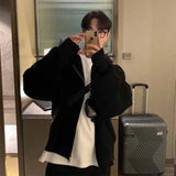 Aidase Winter Thick Sweater Cardigan Men Warm Zipper Knitted Coat Men Korean Loose Thickened Cardigan Sweater Mens Jumper Clothes M-2XL aidase-shop