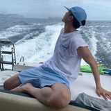 Aidase Mens Casual Blue Striped Drawstring Shorts 2024 New Genderless Fashion Comfortable Simple Versatile Resort Beach Shorts Unisex aidase-shop