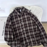 AIDASE  -  Loose Long Sve Casual irt for Men Spring Autumn Polyester Fiber Button Detail Other Sle Other Season Spring aidase-shop