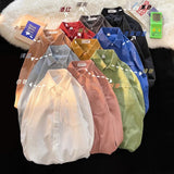 AIDASE  -  Spring Summer Men's Shirt Trendy Literary Stylish Loose Fit Versatile Long Sleeve Shirt aidase-shop