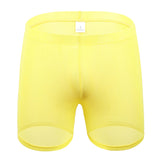 AIDASE  -  Sexy Sleeveless Mesh Transparent T-shirts Mens Lounge Undershirts Tank Tops Sexy Homme Boxer Shorts Gym Homewear Men Clothes Set aidase-shop