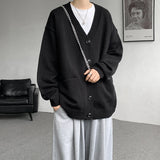 39.82Aidase Plus Size 8XL-M Korean Style V-neck Cardigans Men Pocket Design Simple Sweater Autumn New Popular Male Casual Daily Knitted Coat aidase-shop