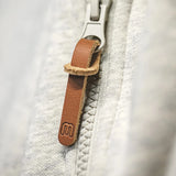 Aidase  Autumn Winter Men's Casual Snowflake Grey Hooded Sweatshirt Comfortable Padded Zip Sports Coat Oversize Warm Jacket aidase-shop