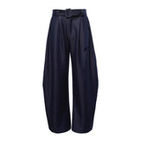 Aidase Mens Suit Pants Belt British Straight Wide-Leg Pants Summer Fashion Personality Versatile Business Casual Pants Men'S Wear 2024 aidase-shop