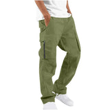 AIDASE  -  Summer New Men's Work Pants European and American Foreign Trade Drawstring Multi Pocket Casual Pants aidase-shop