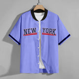 AIDASE  -  Men'S Loose Baseball Button Front Shirt Plus Size Fashion Casual Shirt Jacket Elegant Regular Fit Men'S Vintage Shirt aidase-shop