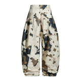 AIDASE  -  Men's Tie Dye Casual Trendy Simple Basic Loose Daily Wide Leg Trousers Male American Vintage New Fashion Clothes Cargo Pants aidase-shop