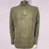 AIDASE  -  New Autumn and Winter Style European and American Men's Hooded Knitted Solid Color Long-sleeved Fashionable Single-wear Sweater. aidase-shop