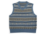 Aidase Sweater Vest Men O-neck Japanese Striped Stylish Harajuku Apricot Design All-match Unisex Clothing Knitwear Baggy Streetwear aidase-shop