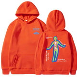 Skeleton Thermal Imaging Graphic Print Hoodie Men's Hip Hop Streetwear Men Women Fleece Cotton Hoodies Unisex Fashion Sweatshirt aidase-shop