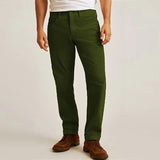 AIDASE  -  New Casual Solid Color Corduroy Mens Pants Autumn Fashion Loose Straight Trousers Men Spring Daily Leisure Pants aidase-shop