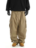 AIDASE  -  Fashion Work Pants Men Casual Wide-Leg Sweatpants Loose Lightweight Cargo Trousers American Style Hiphop Streetwear Pants Male aidase-shop