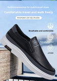 AIDASE  -  Spring Men's Large Size Bean Shoes Breathable Casual Loafers Fashionable Leather Shoes Trendy Men's Footwear Comfortable Ru aidase-shop