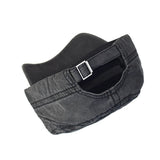 AIDASE  -  Washed Cotton Cap Men Casual Unique Design Military Caps Vintage Flat Top Hat Adjustable Four Seasons aidase-shop