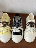 AIDASE  -  Hot Sale Women Thick Sole Canvas Shoes Vintage Fashion Students Breathable Lace-Up Sneakers Platform Black Sports Shoes aidase-shop