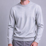 AIDASE  -  Men's Classic Crew Neck Knitwear Sweater Solid Color Pullover Casual Long Sleeve Jumper Autumn Winter Regular Fit Basic Tops aidase-shop