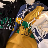 25.4Aidase American Retro Personalized Lapel Tie Short Sleeved Men and Women Summer Street Loose Hip-hop Letter Graphic T-shirt Top Y2k aidase-shop