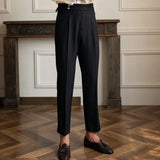 Aidase High Quality Trousers Pant For Man Office Trouser Men Business Casual Pant British Social Club Outfits Pantalones Hombre aidase-shop