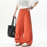 AIDASE  -  Unisex Pants Wide Leg Athletic Lounge Pants Spring Summer Lightweight Stretch Waist Casual Sportswear Joggers Loose Thin Comfort aidase-shop