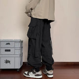 AIDASE  -  Mens Loose Fit Cargo Pants Hip Hop Streetwear Casual Sports Pants For All Seasons aidase-shop