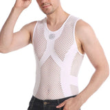 AIDASE  -  Motorcycle Slippery Clothes Summer Cycling Elastic Inner Vest Mesh Breathable Quick Drying for Men Hygroscopic Sweat Releasing aidase-shop