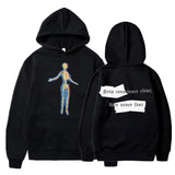 Skeleton Thermal Imaging Graphic Print Hoodie Men's Hip Hop Streetwear Men Women Fleece Cotton Hoodies Unisex Fashion Sweatshirt aidase-shop