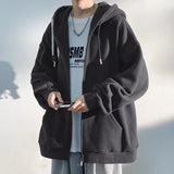 AIDASE  -  Cardigan hoodie jacket for men in spring and autumn new casual fashion brand autumn clothing men's hooded jacket sports jac aidase-shop