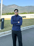 AIDASE  -  Men's Fashion Outdoor Quick-drying Half-zipper T-shirt Casual Long-sleeved Pullover Running Fitness Training Jacket aidase-shop