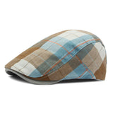 Aidase Four Seasons Cotton Print Newsboy Caps Flat Peaked Cap Men and Women Painter Beret Hats aidase-shop