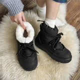AIDASE  -  Men's Snow Boots Fashion Casual Bakers Shoes Autumn and Winter Fur-Lined Thickened Warm Mid-Calf Cotton Shoes Thickened aidase-shop