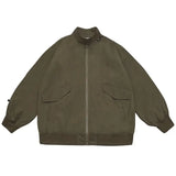 Aidase American Retro Tactical Jacket Hip Hop Varsity Jacket Men High Street Windbreaker Coats Zipper Collar Overalls Jacket aidase-shop