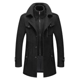 Aidase Men's Fashion Warm Autumn&Winter Jackets Trench Herrenmantel Coat for Men Double Collar Coat Jackets Mens Windproof Coats aidase-shop