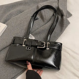 AIDASE  -  Vintage Coffee Color Casual Tote Shoulder Bag Women Cute Shopping Bag Female Handbag aidase-shop