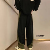 AIDASE  -  American High Street Pants Men Summer Loose Oversized Trousers Casual Versatile Niche High-end Design Wide Leg Straight Pants aidase-shop