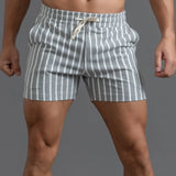 Aidase Men Clothing New Cotton Sports Shorts Men's Quarter Pants Vertical Stripe Couple Pants Fitness Running Casual Mens Shorts aidase-shop