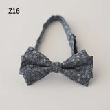 AIDASE  -  12*6CM Luxury Paisley Bow Ties For Men Adult Gray Brown Floral Soft Bowties Wedding Party Groom Formal Butterfly Shirt Accessory aidase-shop