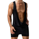 AIDASE  -  Men Bodysuits Undershirts Tank Tops Bodybuilding Jumpsuit Shorts One-piece Loungewear Vest Gym Fitness Singlet aidase-shop