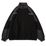 Aidase Hip Hop Varsity Jacket Men High Street Patchwork Color Block Windbreaker Coats Women Spring Autumn Thin Fashion College Jackets