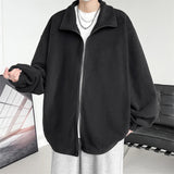 =Aidase Y2k Harajuku Korean Outwear Fleece Jackets Coats Windbreaker New In Jackets Japanese Streetwear Zipper Up Bomber Jacket aidase-shop